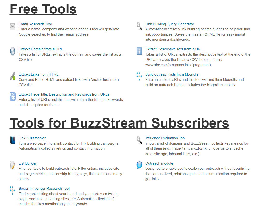 best link building tools